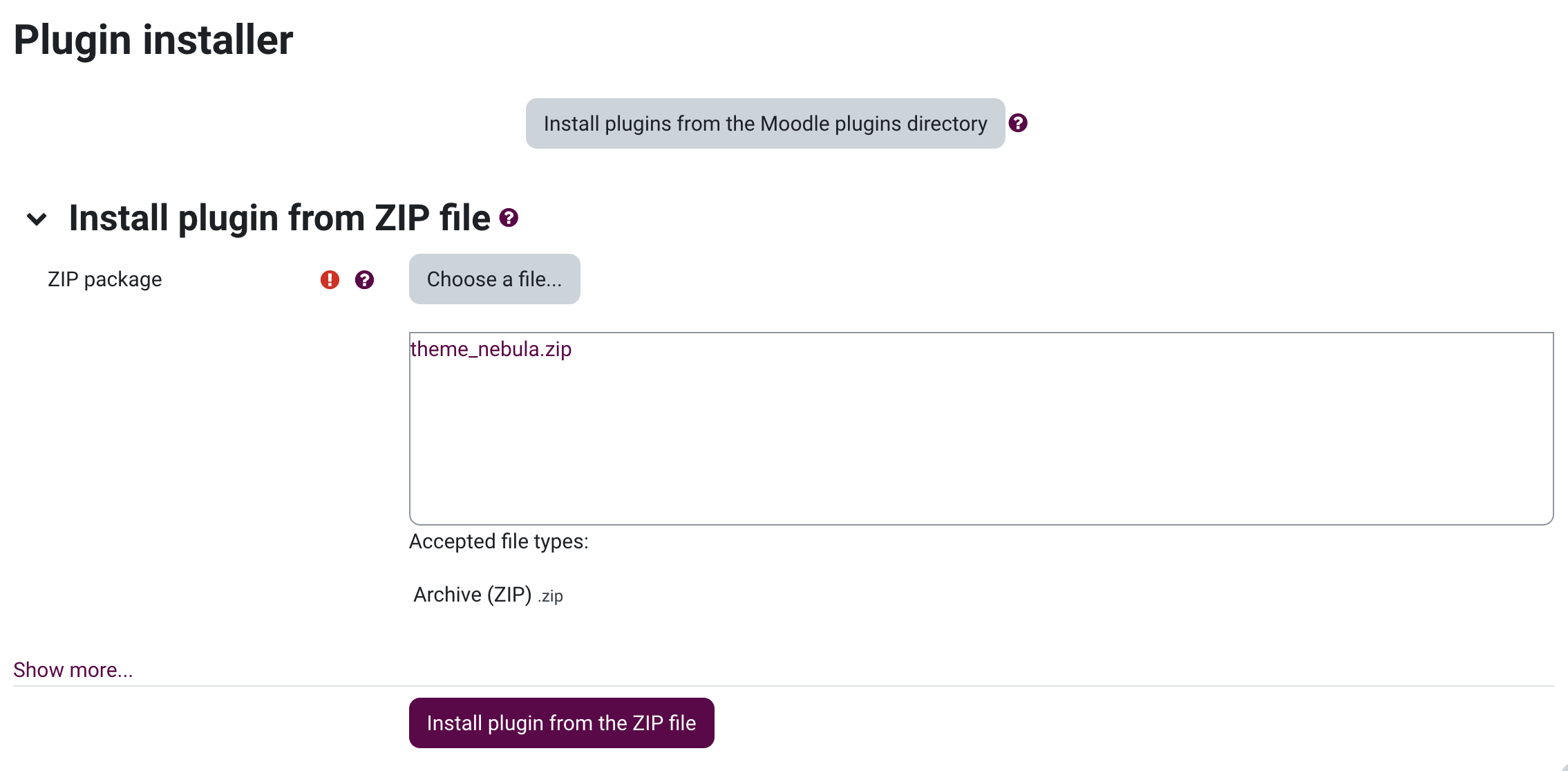 Intalling theme nebula